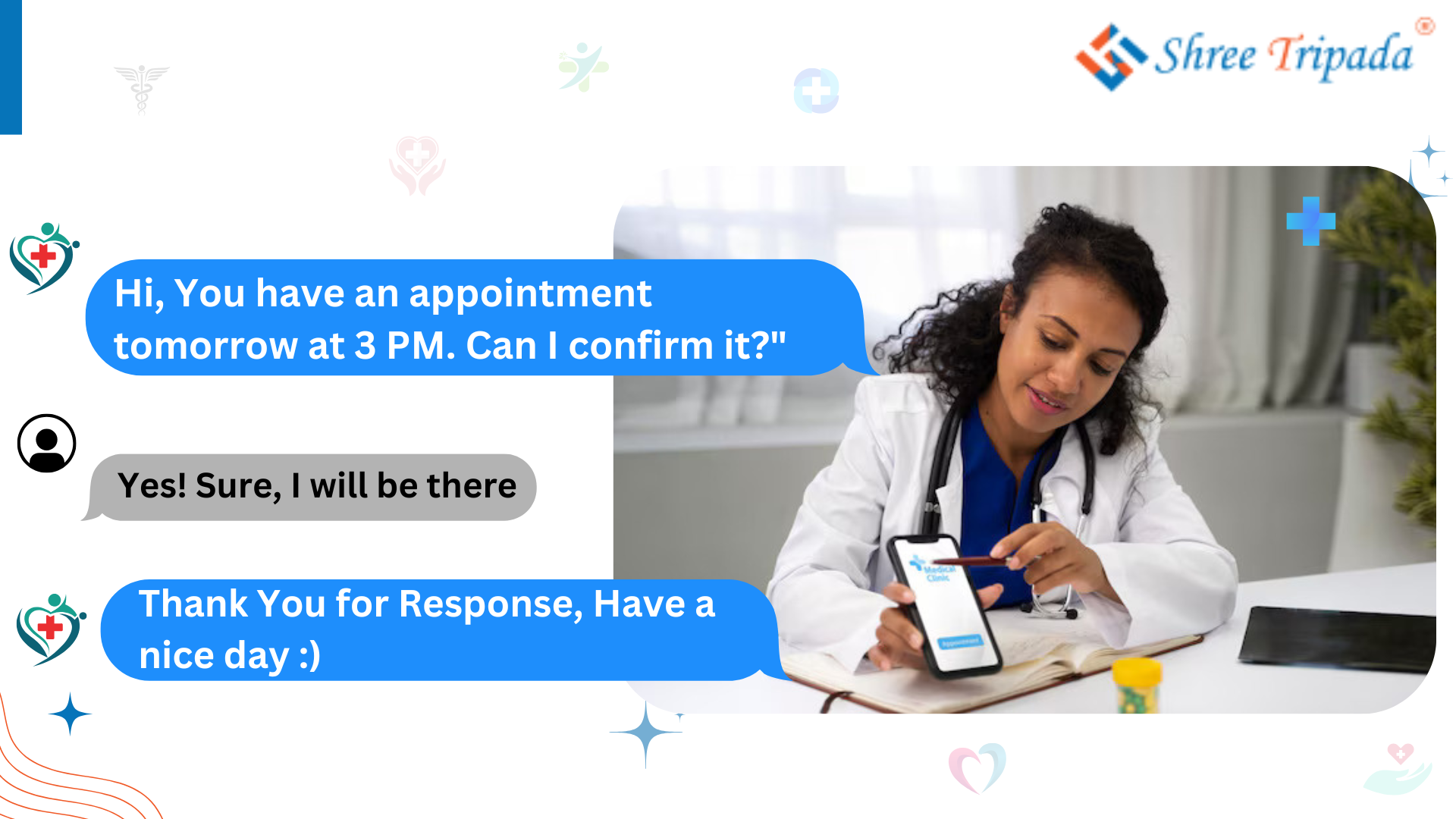 RCS Messaging Example for the Healthcare | Shree Tripada