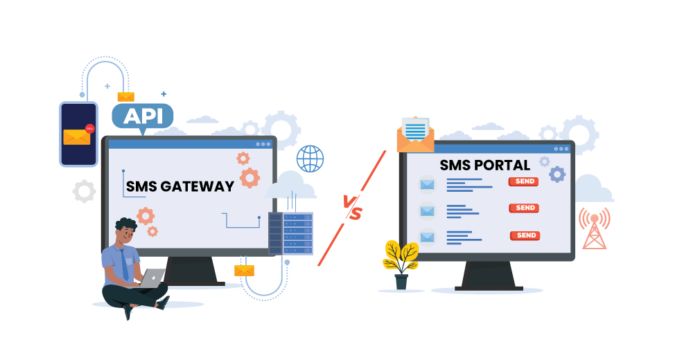 SMS Gateway vs SMS Portal | Shree Tripada